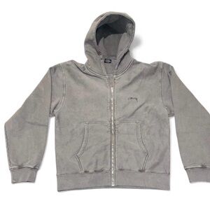 Stussy Smooth Stock Pigment Dyed Zip Hoodie